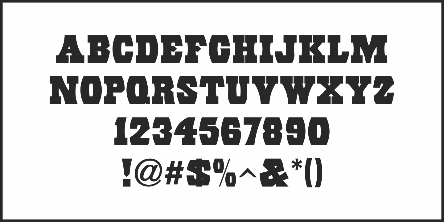Eccentric Wood Type Font Poster #3
