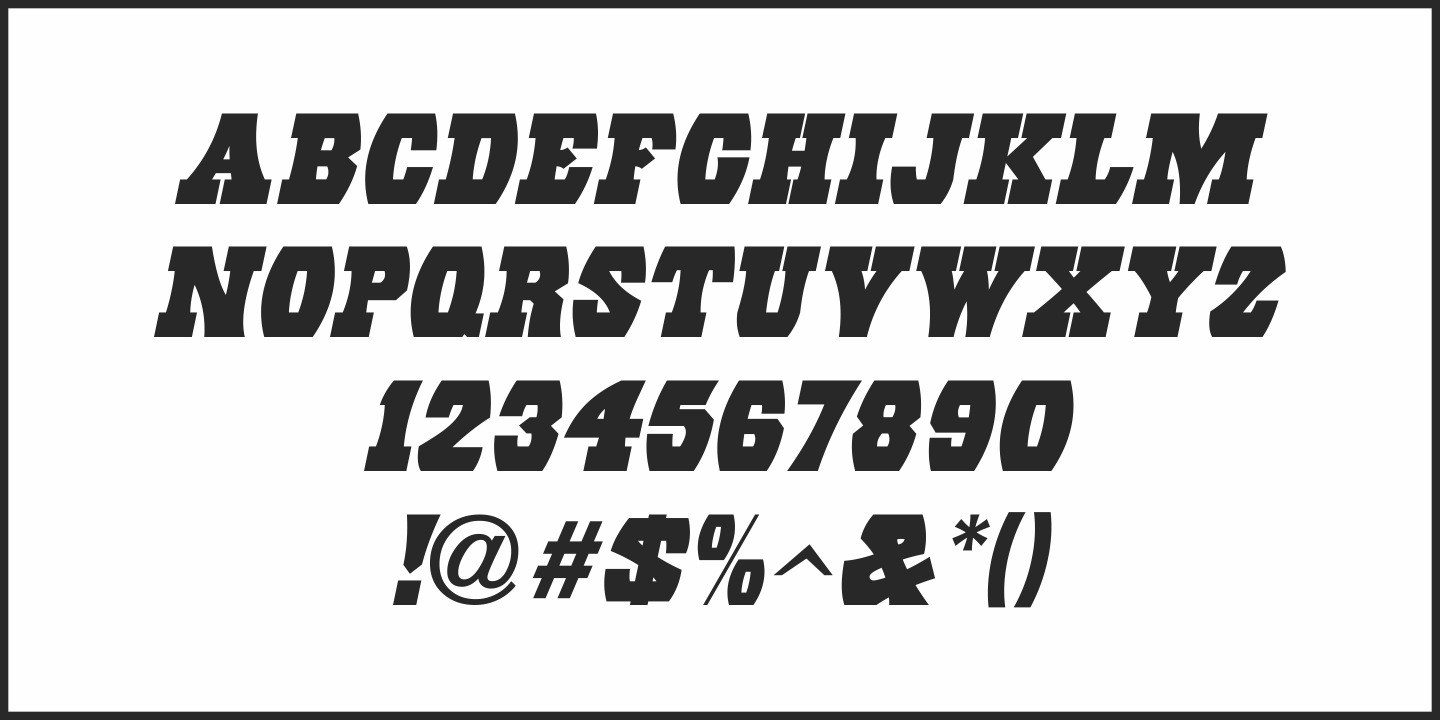 Eccentric Wood Type Font Poster #5