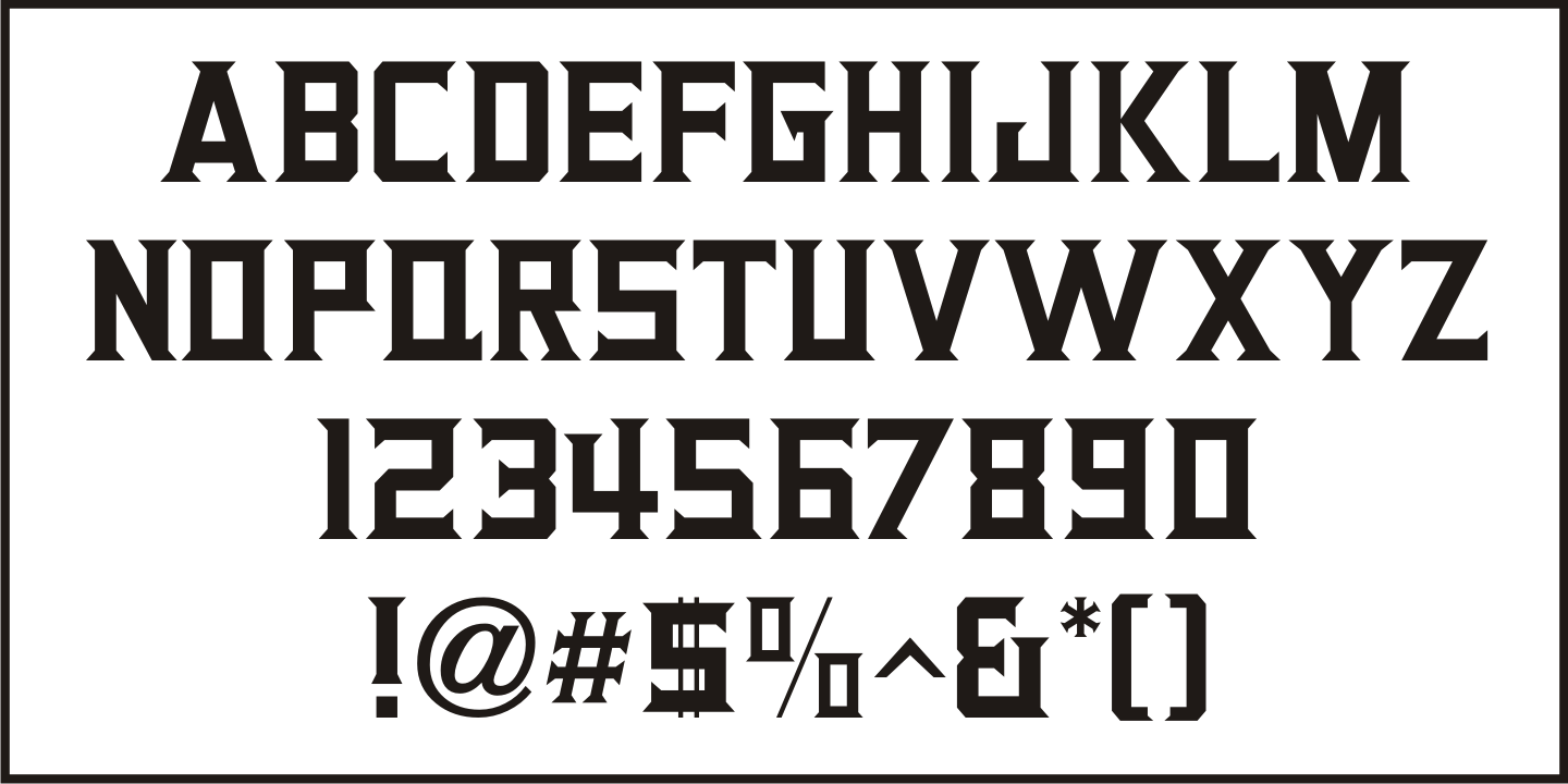 Railway Station Font Poster #3
