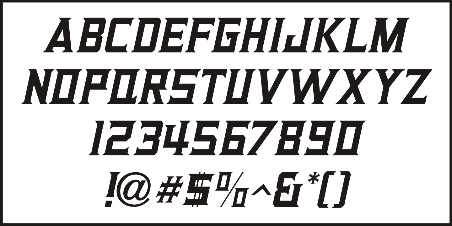 Railway Station Font Poster #5