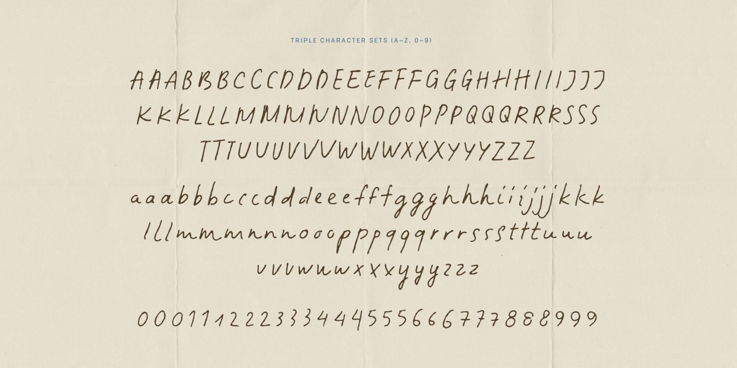 Tranquilly Font Poster #1