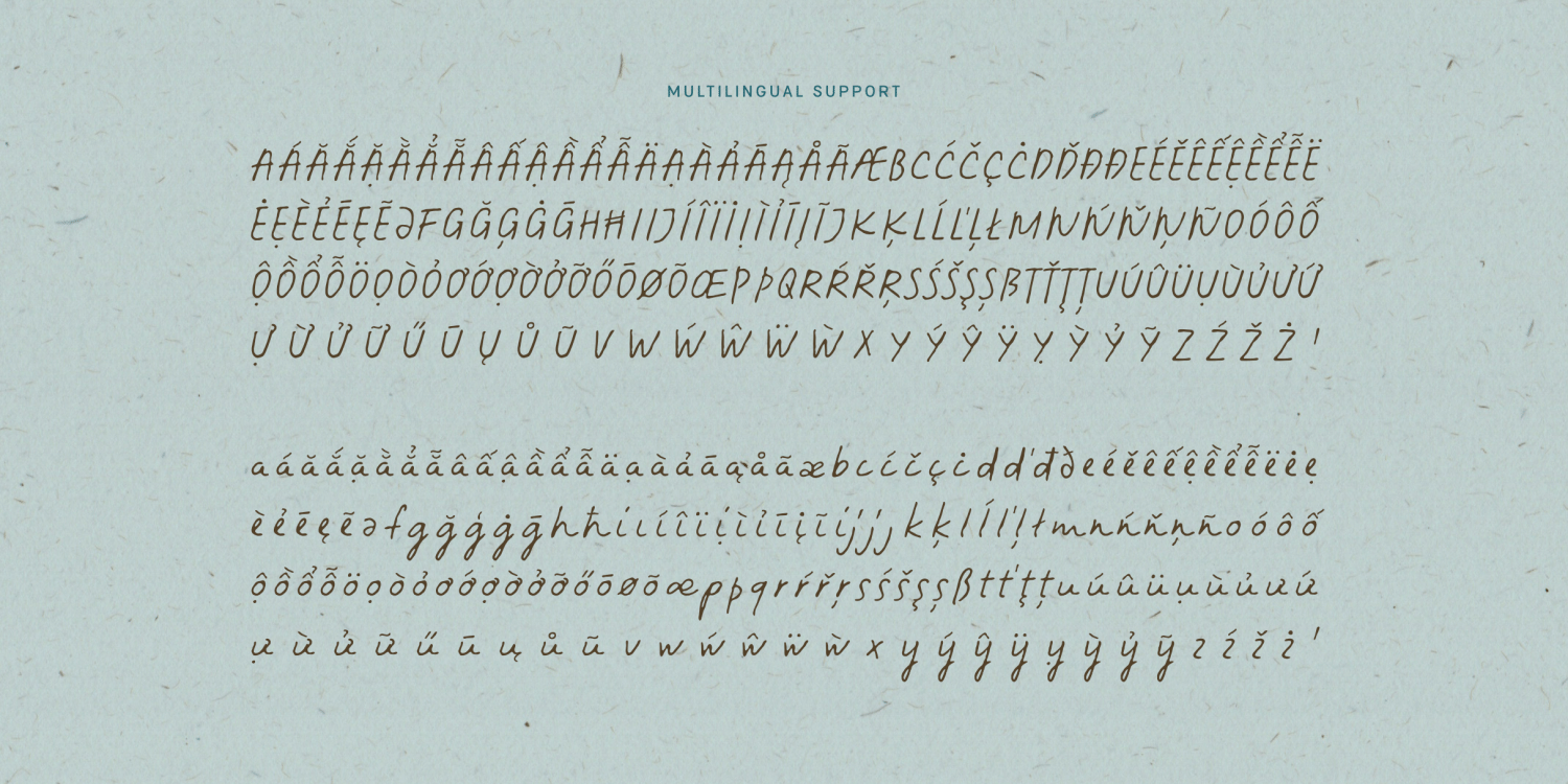 Tranquilly Font Poster #1