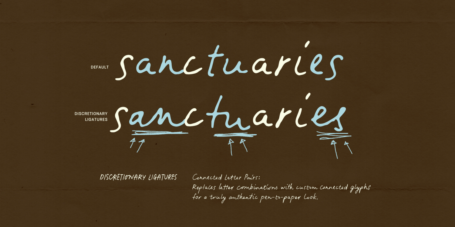 Tranquilly Font Poster #1