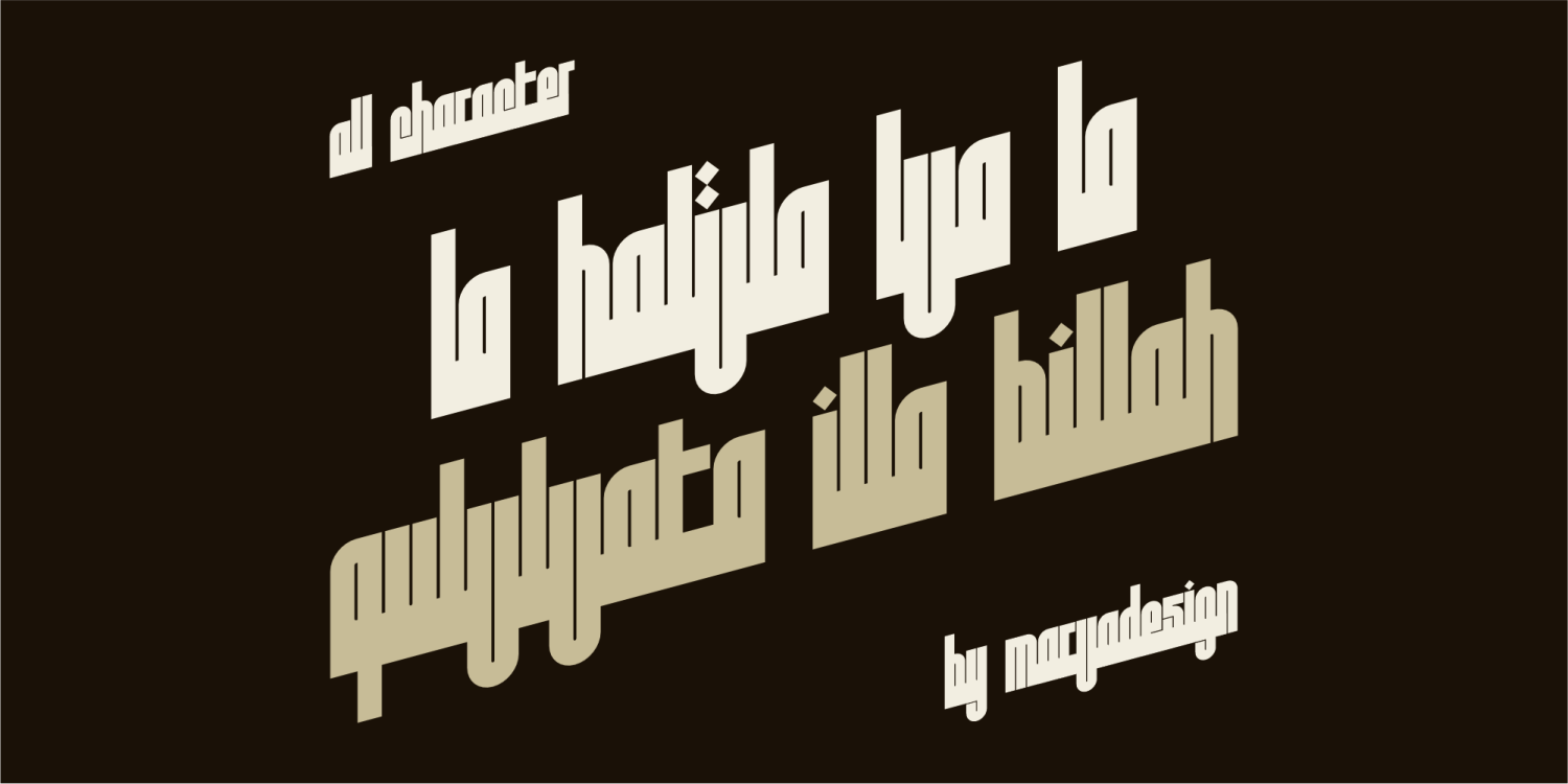 Walidin Font Poster #1