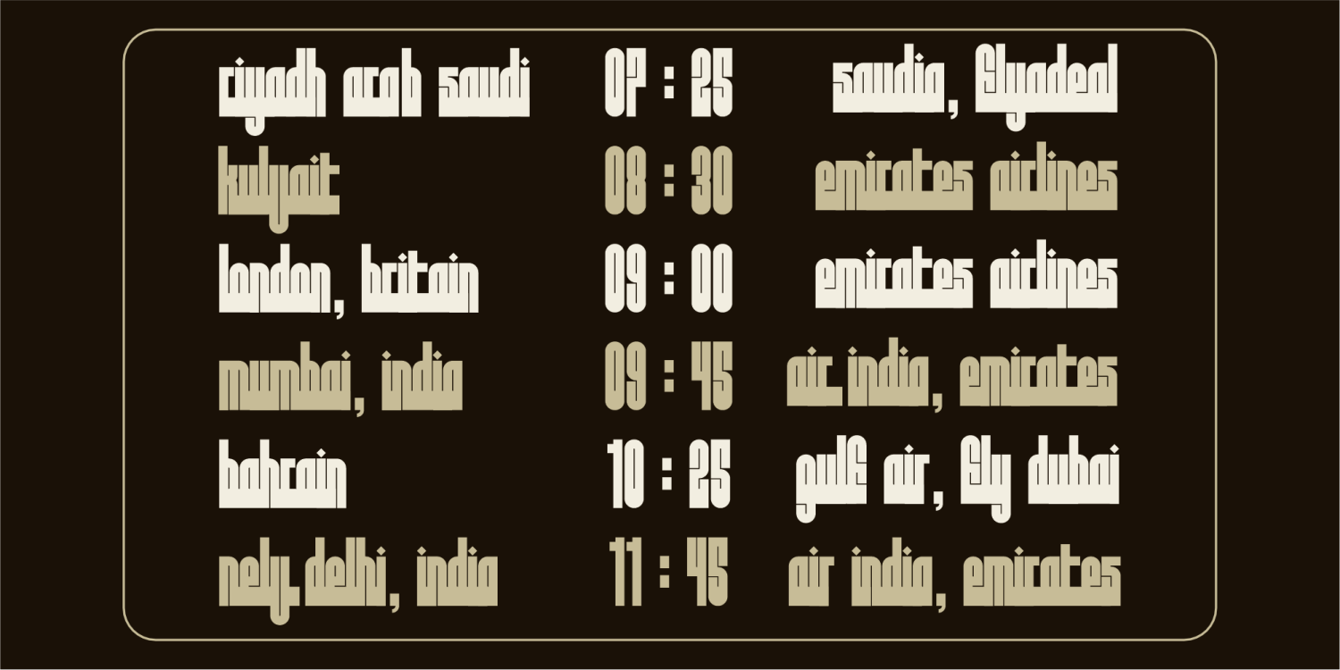 Walidin Font Poster #1