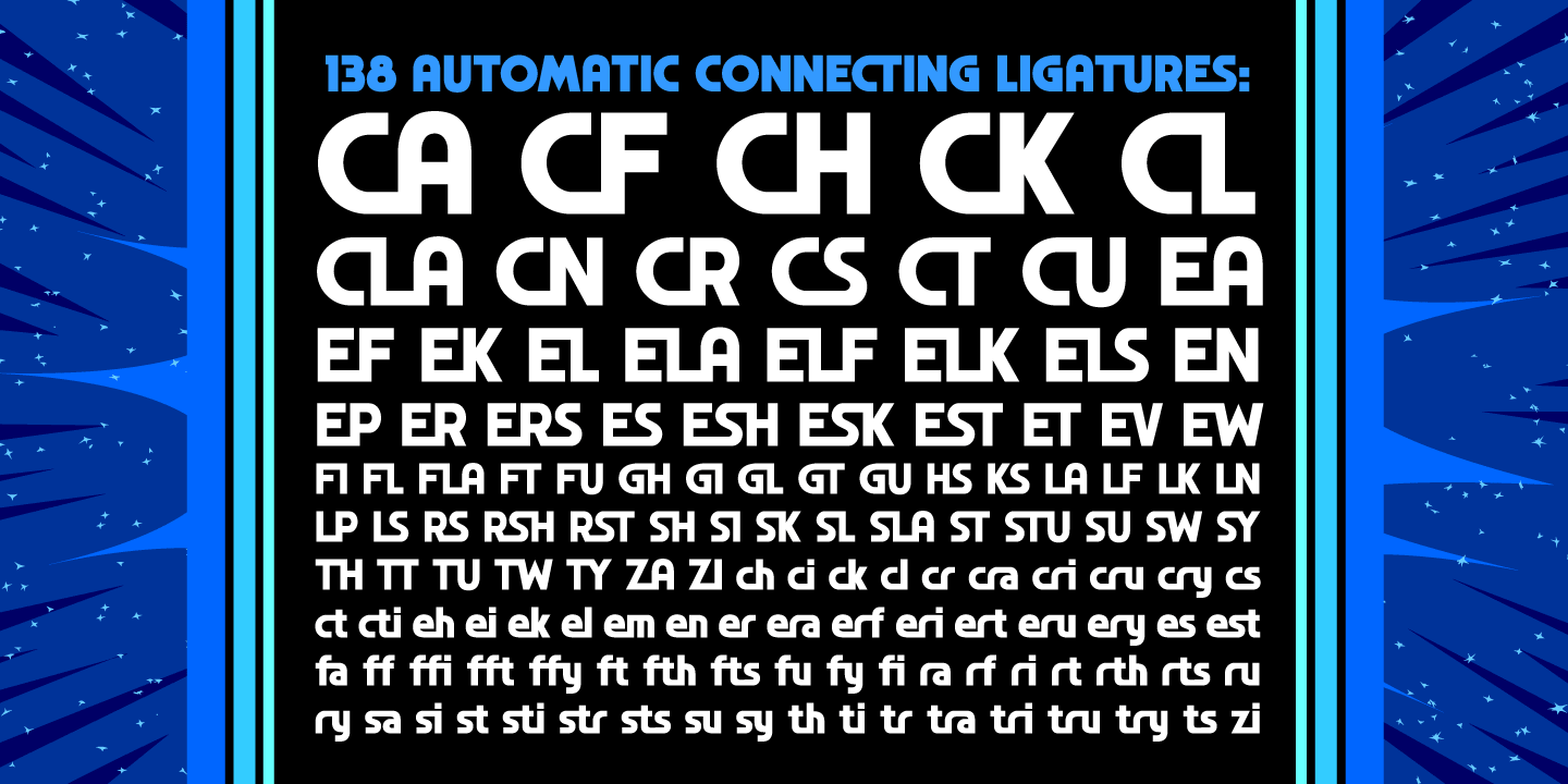 Regeneration Font Poster #1