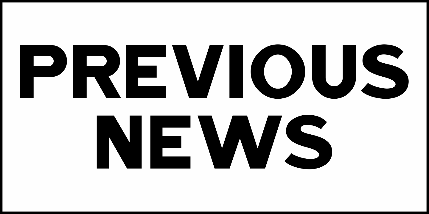 Previous News Font Poster #2