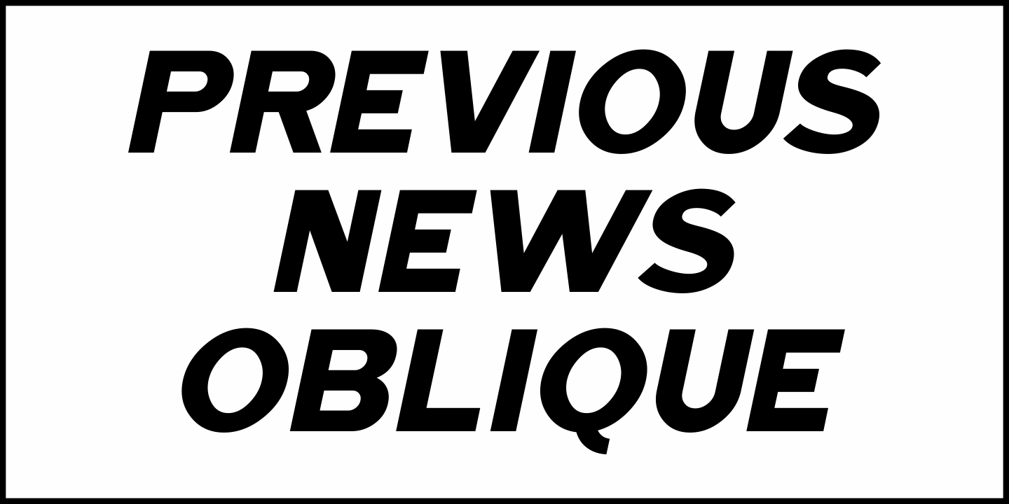 Previous News Font Poster #4