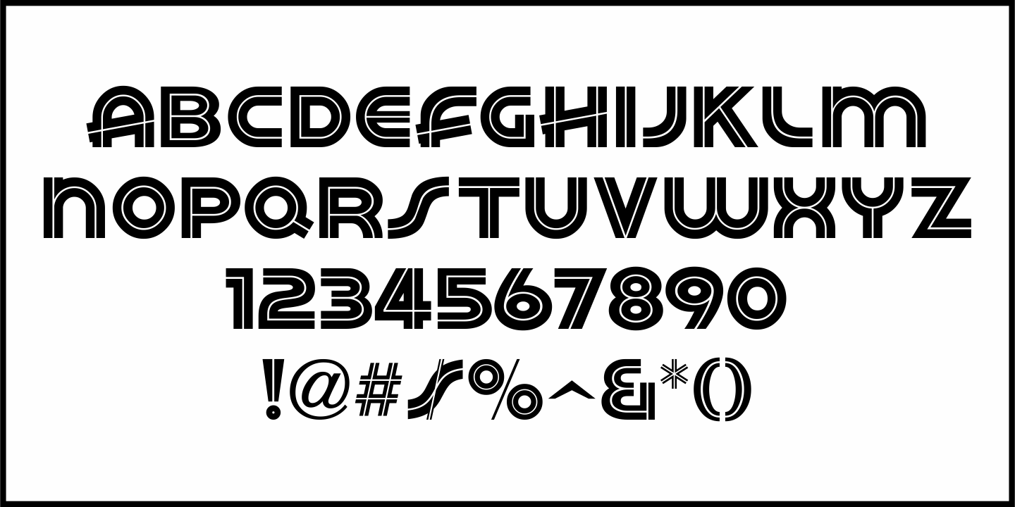 Film Reel Font Poster #1