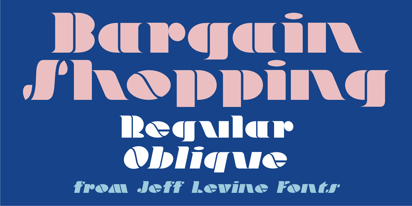 Bargain Shopping Font Poster #1