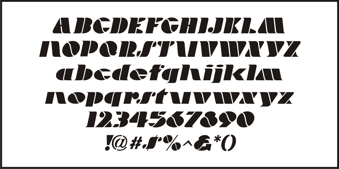 Bargain Shopping Font Poster #1