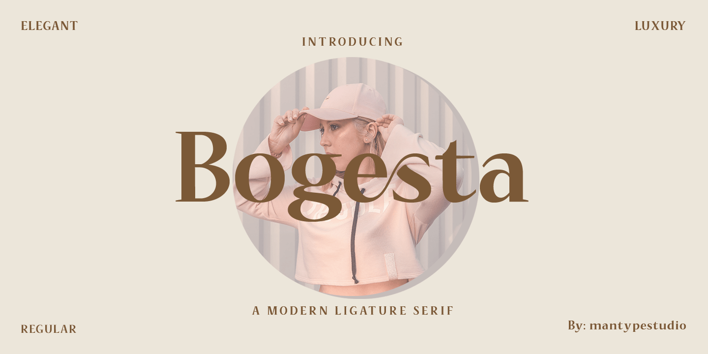 Bogesta Font Poster
