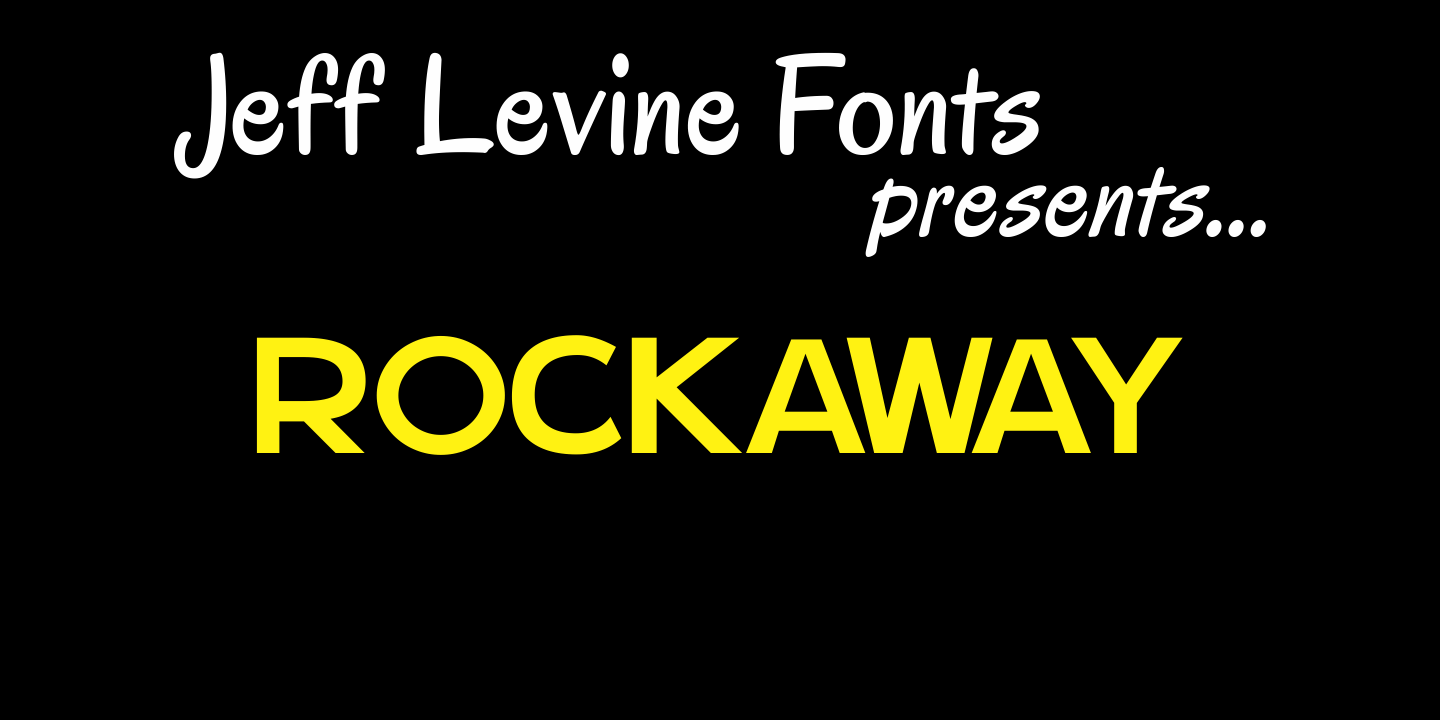 Rockaway Font Poster #1