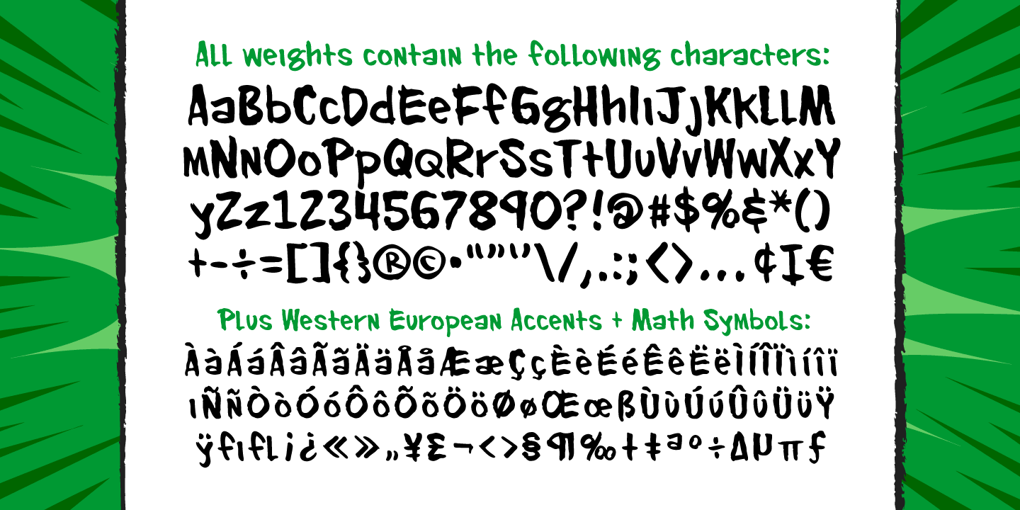 Urban Barbarian Font Poster #1