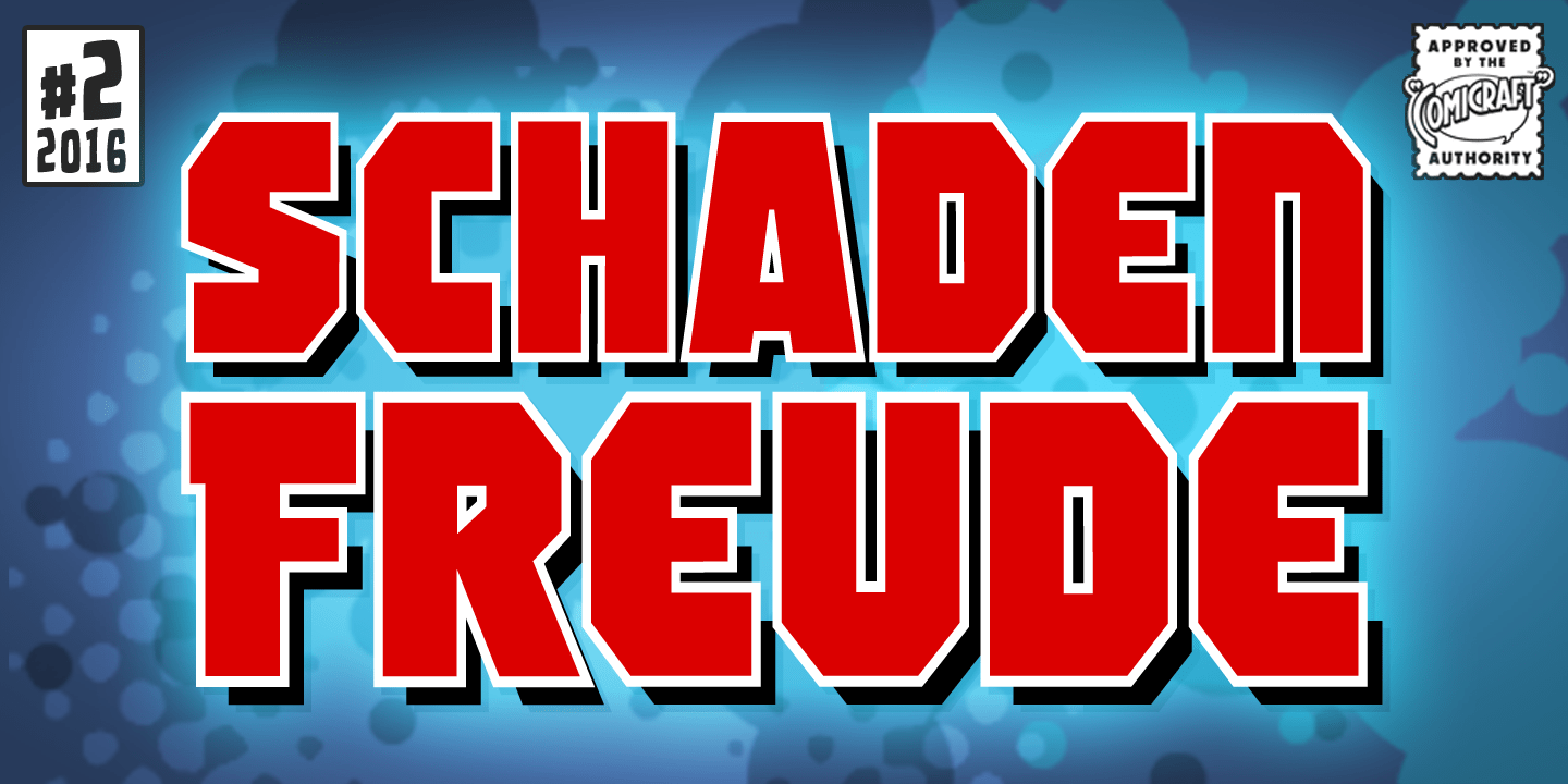 Schadenfreude Font Poster #1