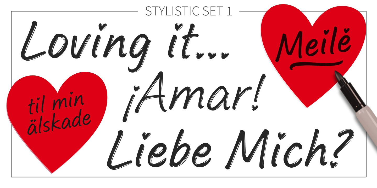 Feltful Font Poster #1
