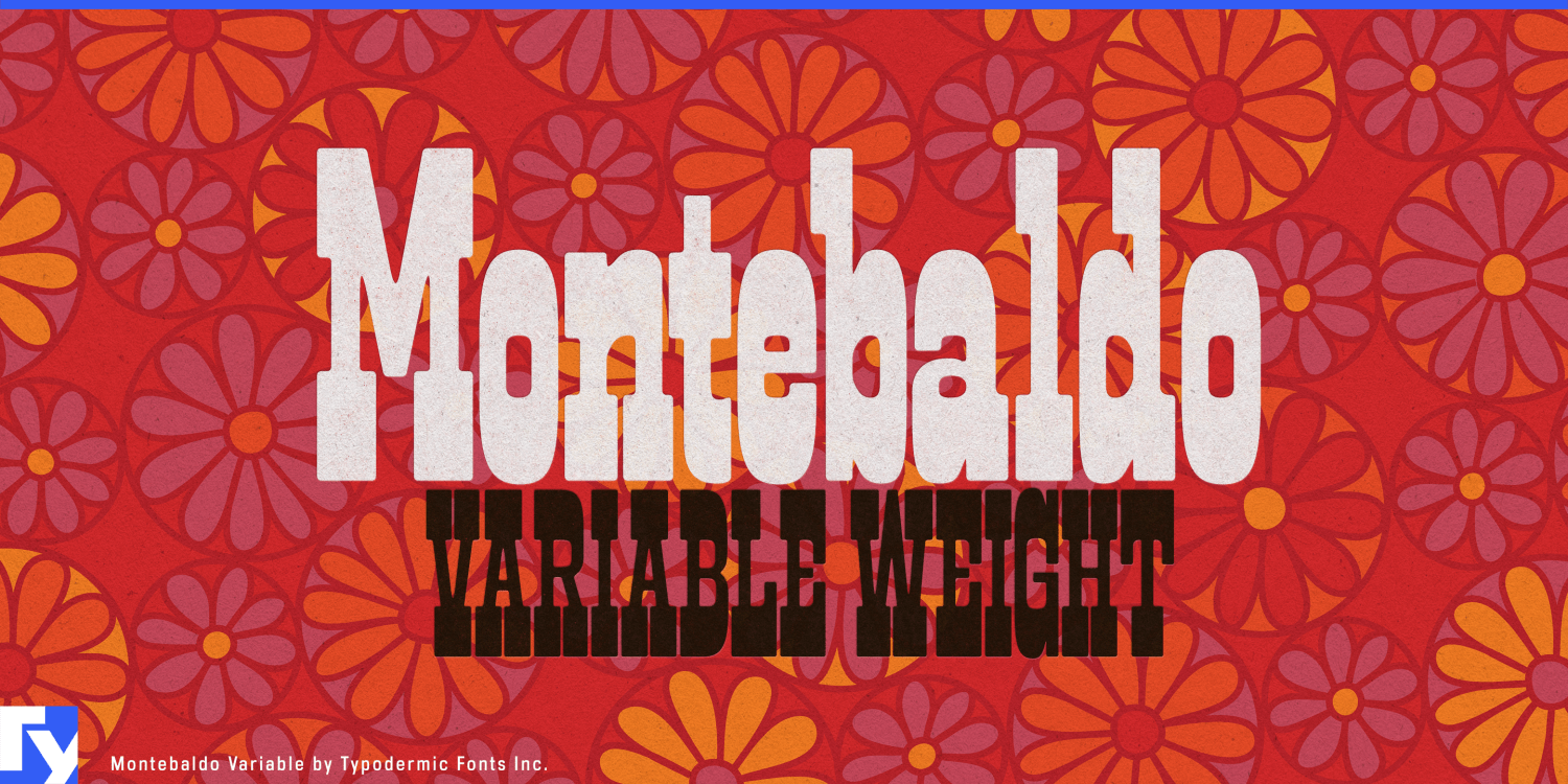 Montebaldo Variable Font Poster #1