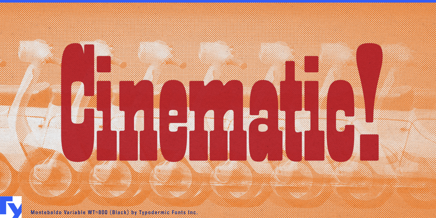 Montebaldo Variable Font Poster #1