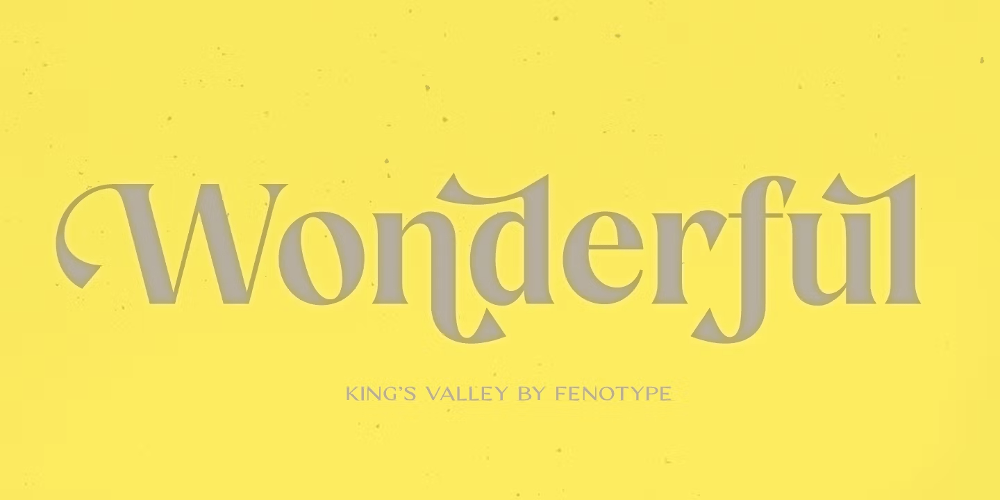 Kings Valley Font Poster #1