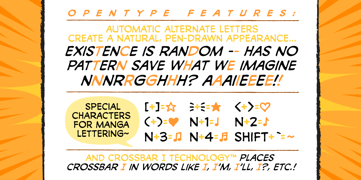 Monologous Font Poster #1