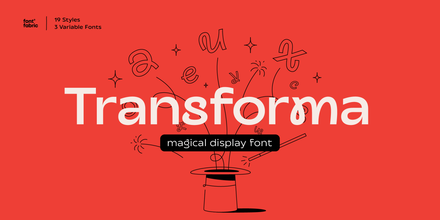 Transforma Font Poster