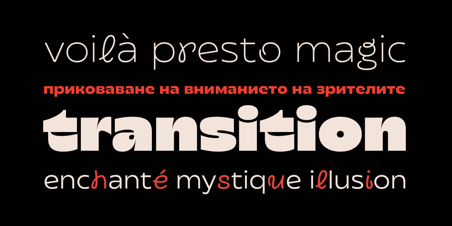 Transforma Font Poster #1