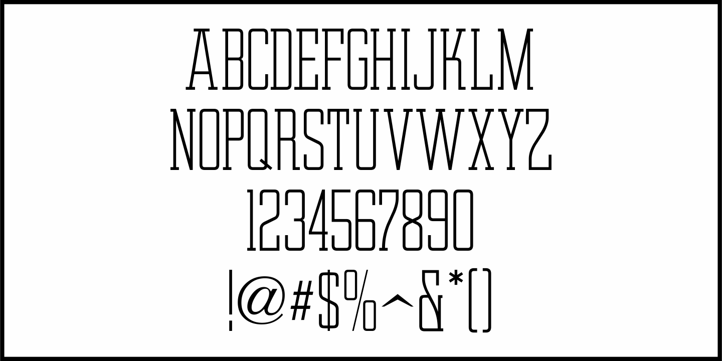 Stylish Title Font Poster #3