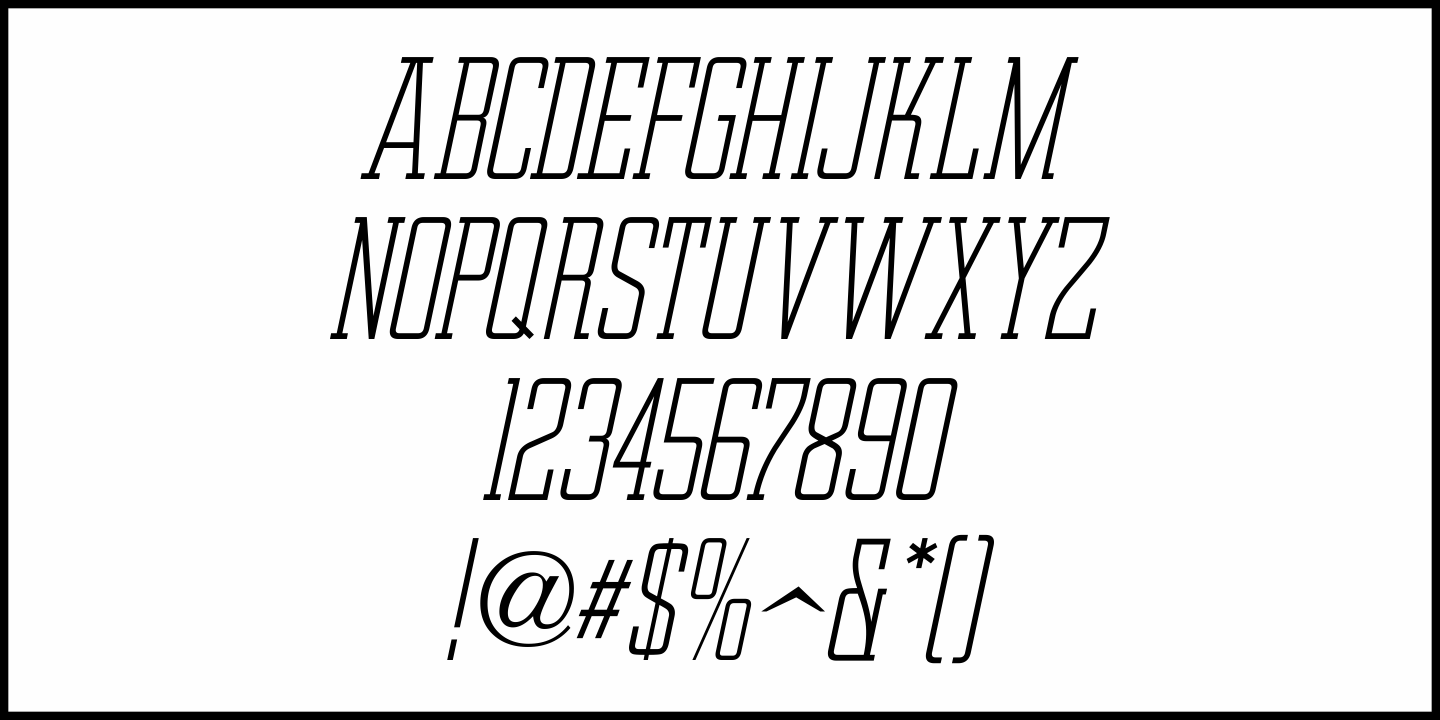 Stylish Title Font Poster #5