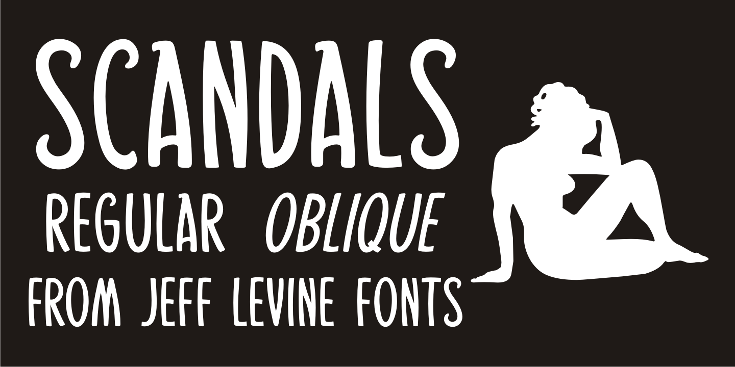 Scandals Font Poster #1