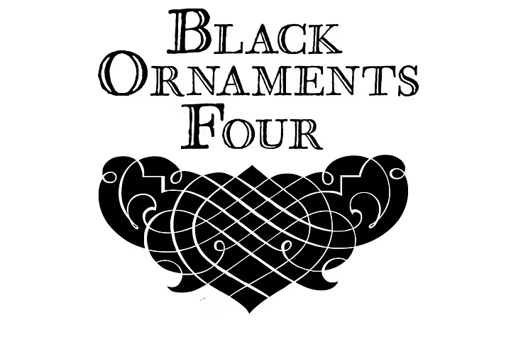 Black Ornaments Four Font Family Poster