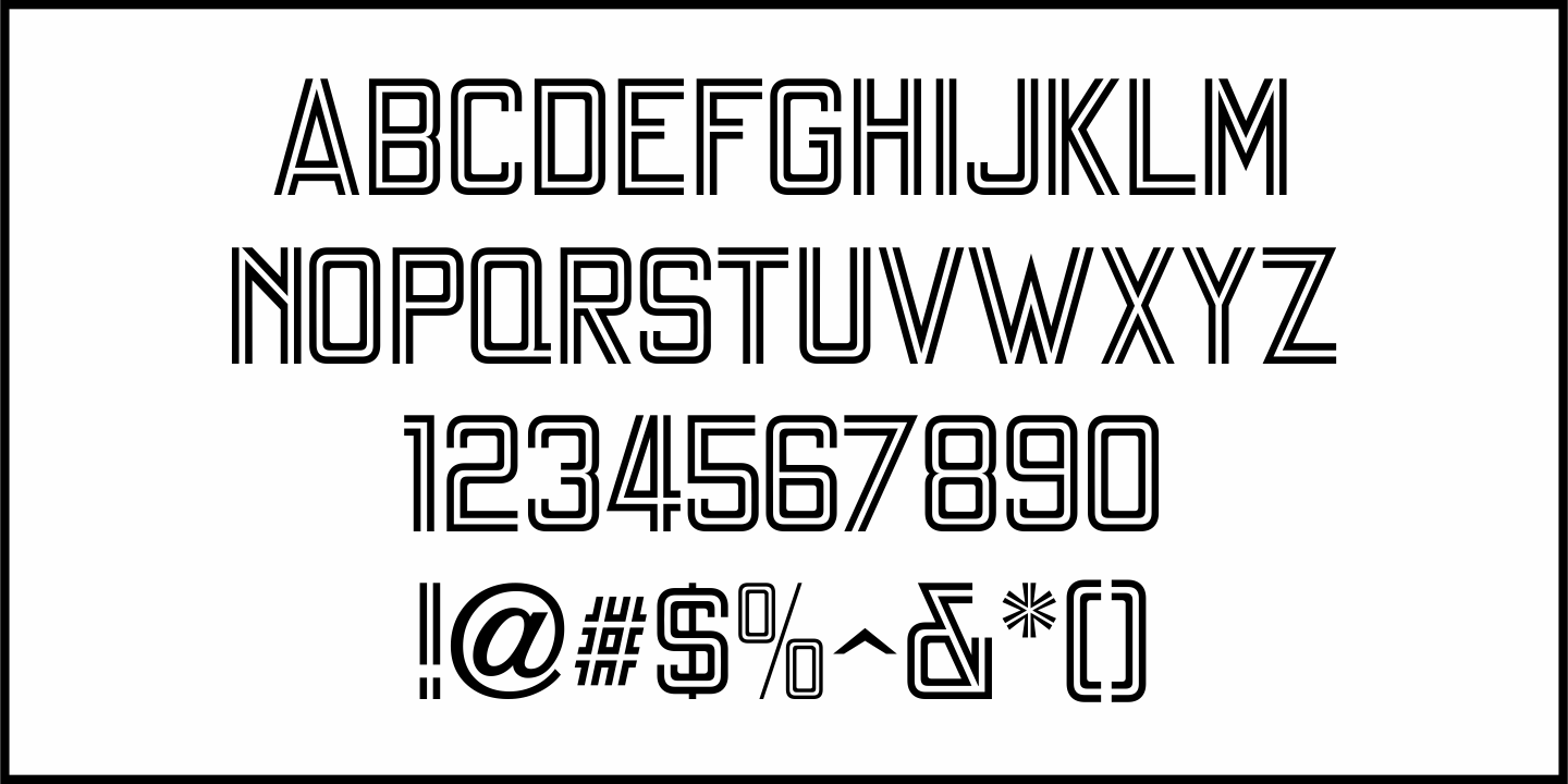 Filmland Font Poster #1