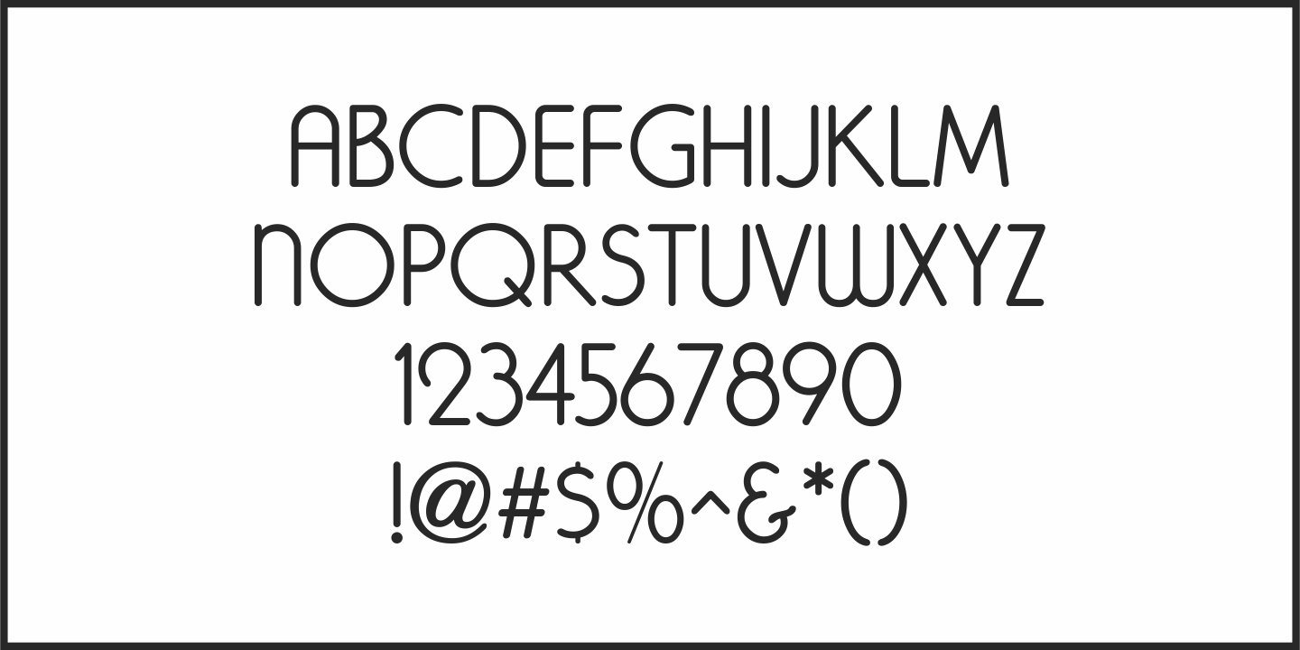 Mimeograph Lettering Font Poster #3