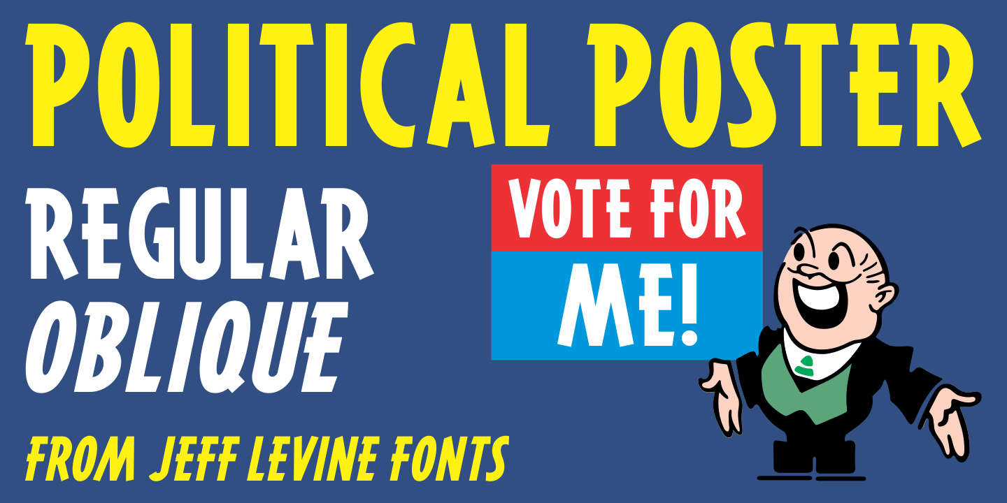 Political Poster Font Poster #1