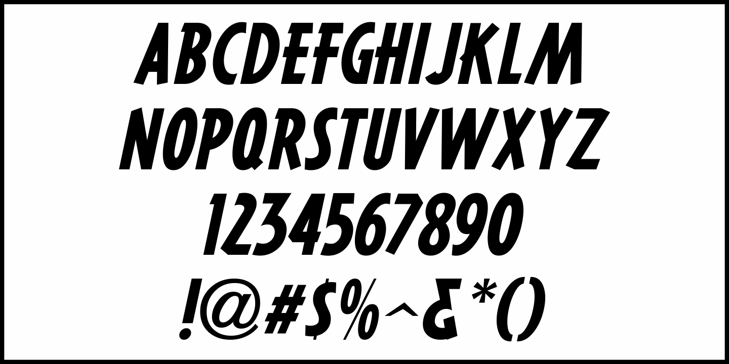 Political Poster Font Poster #1