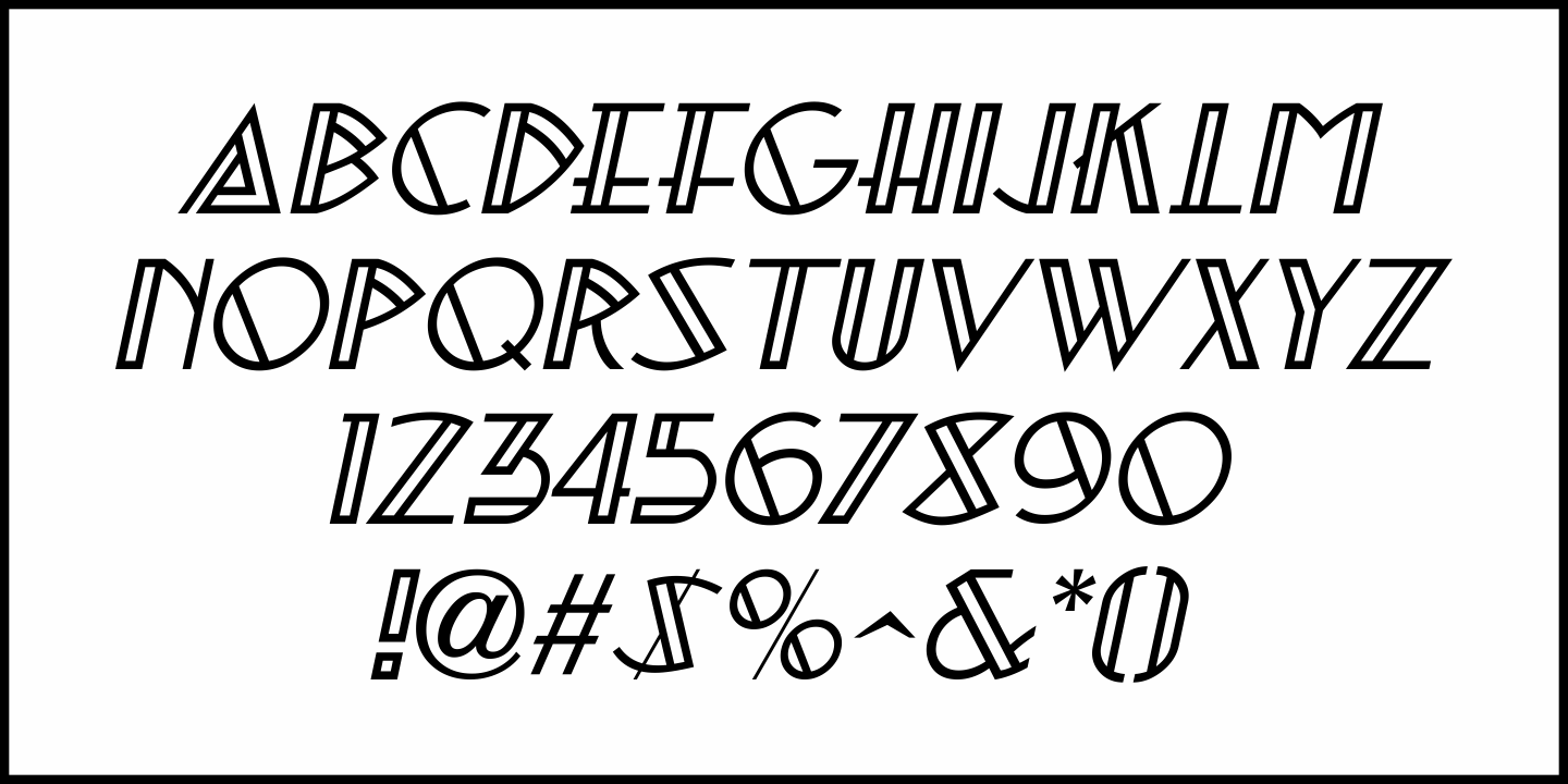 Dining Menu Font Poster #5