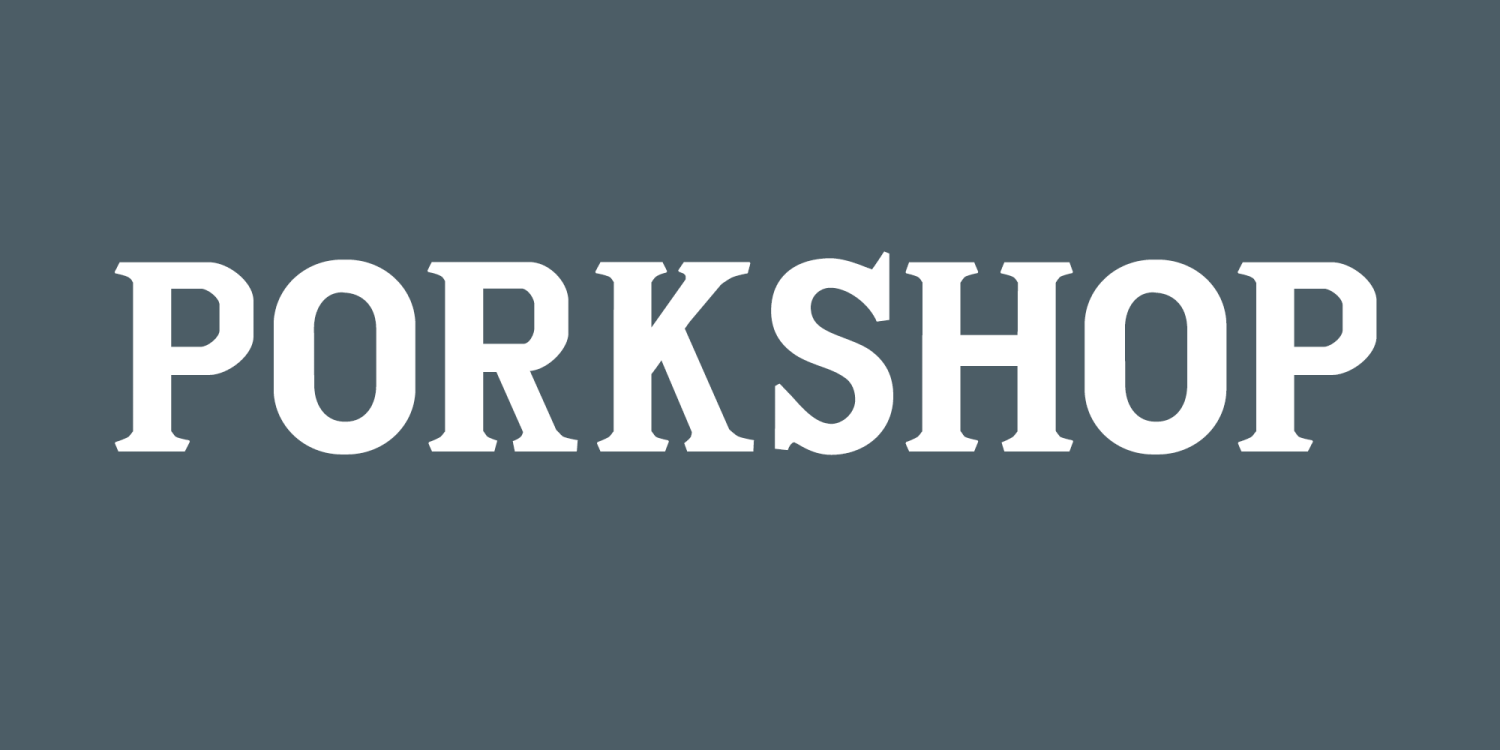 Porkshop Font Poster #1