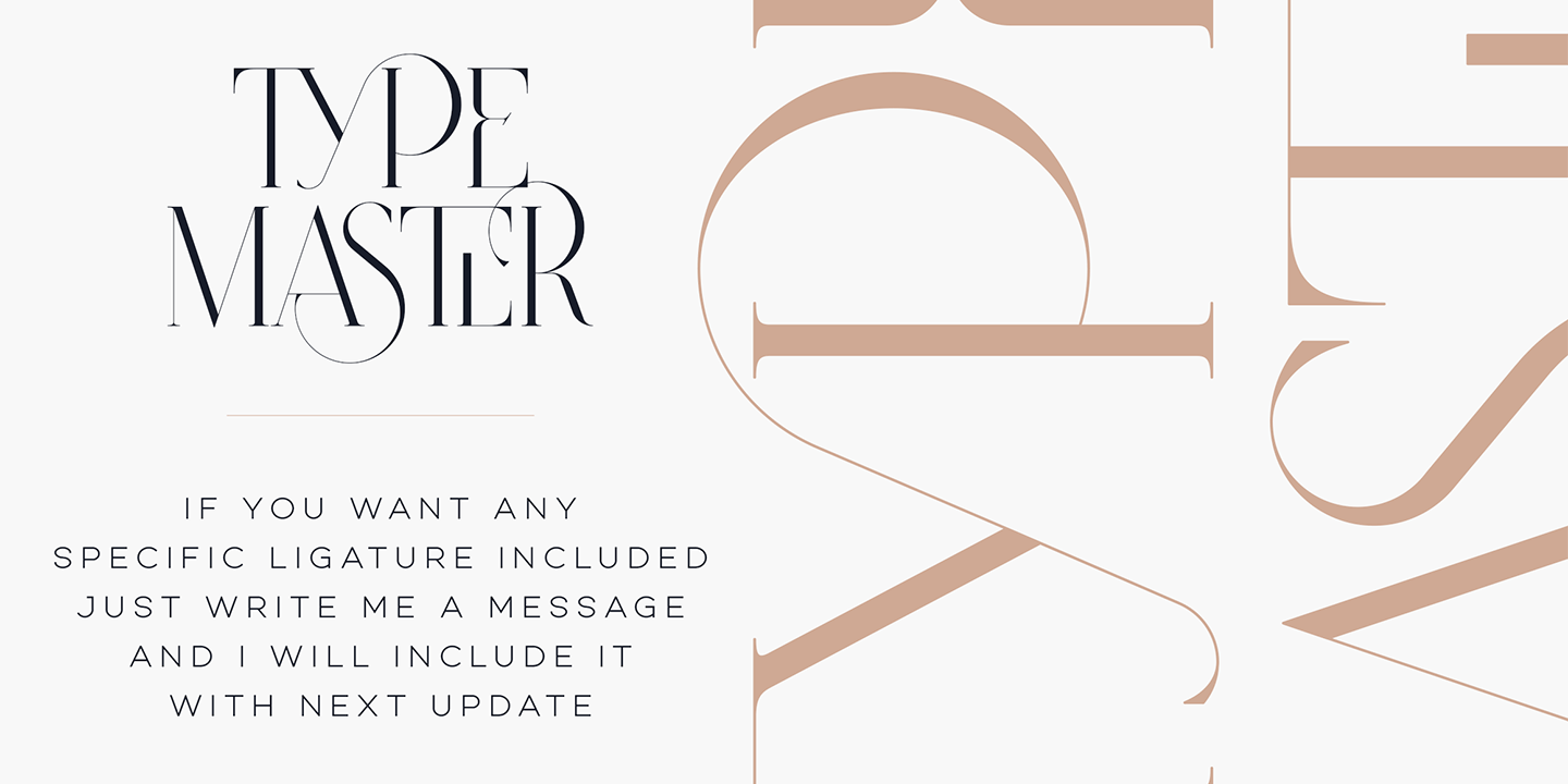 Type Master Font Poster #1