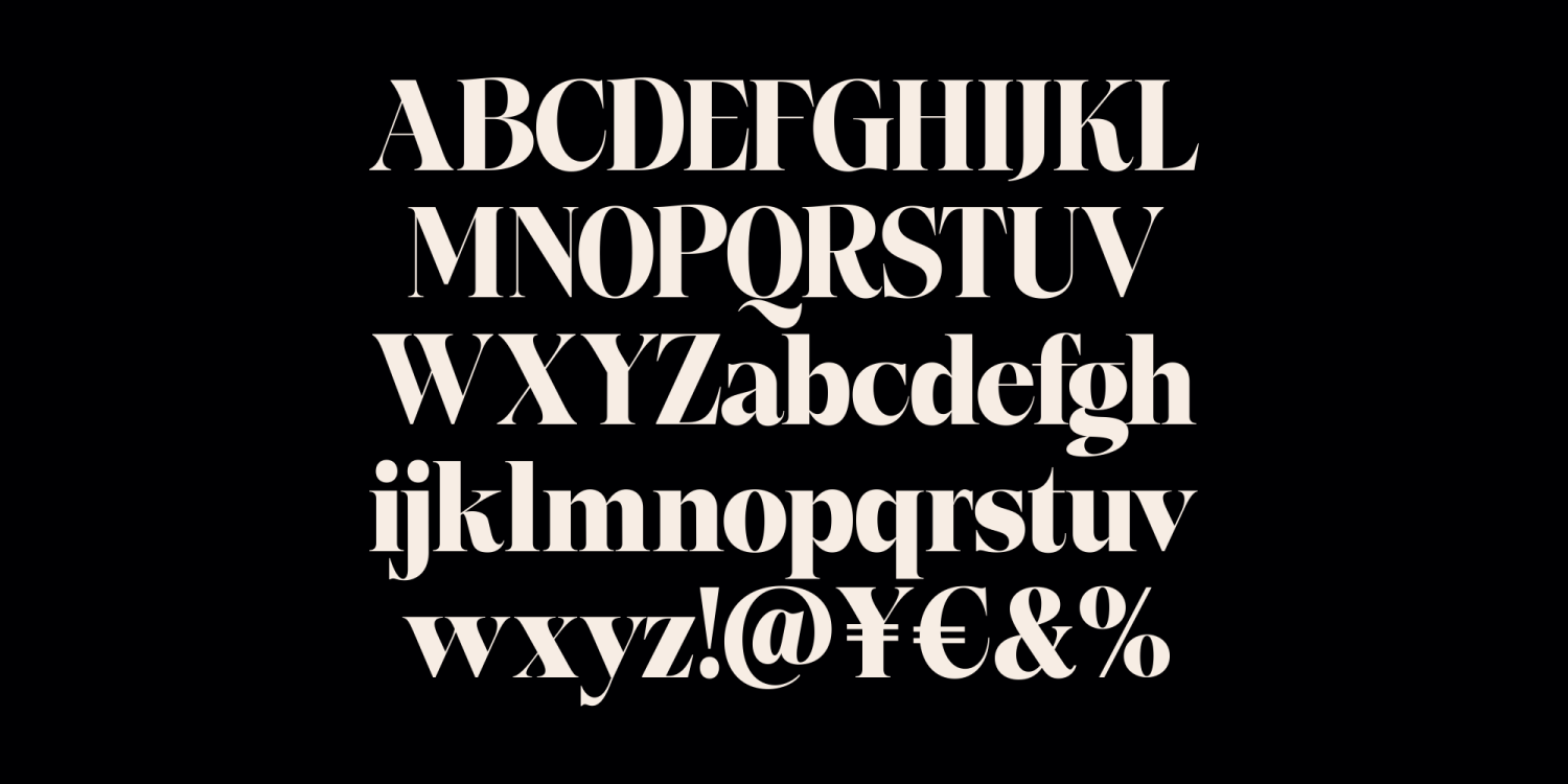 Herald Dongue Font Poster #10