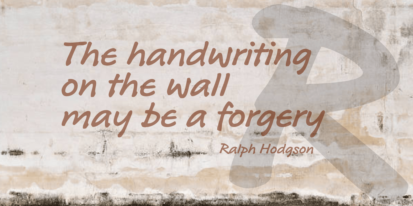 RoyHand Pro Font Poster #1