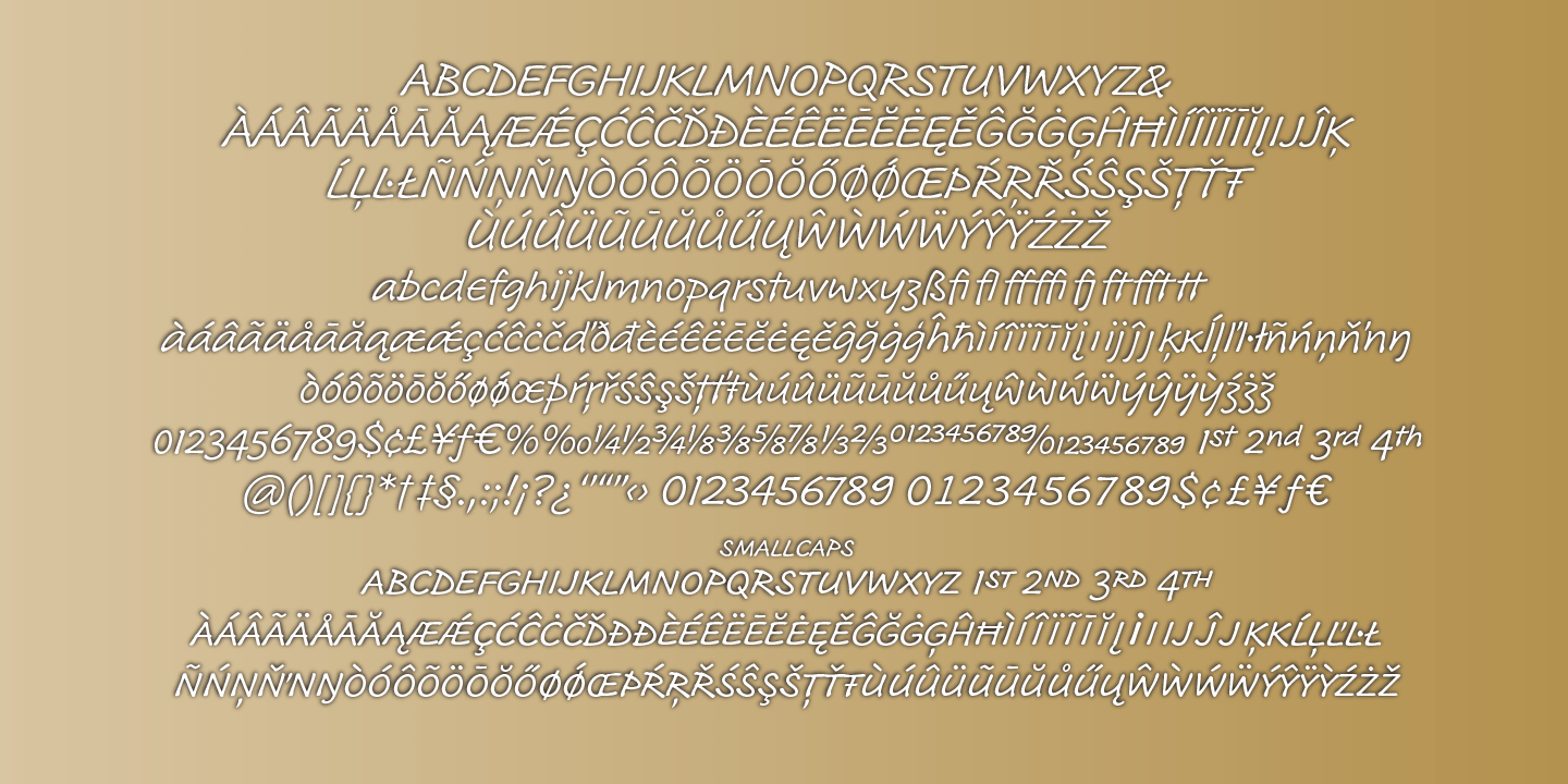 RoyHand Pro Font Poster #1