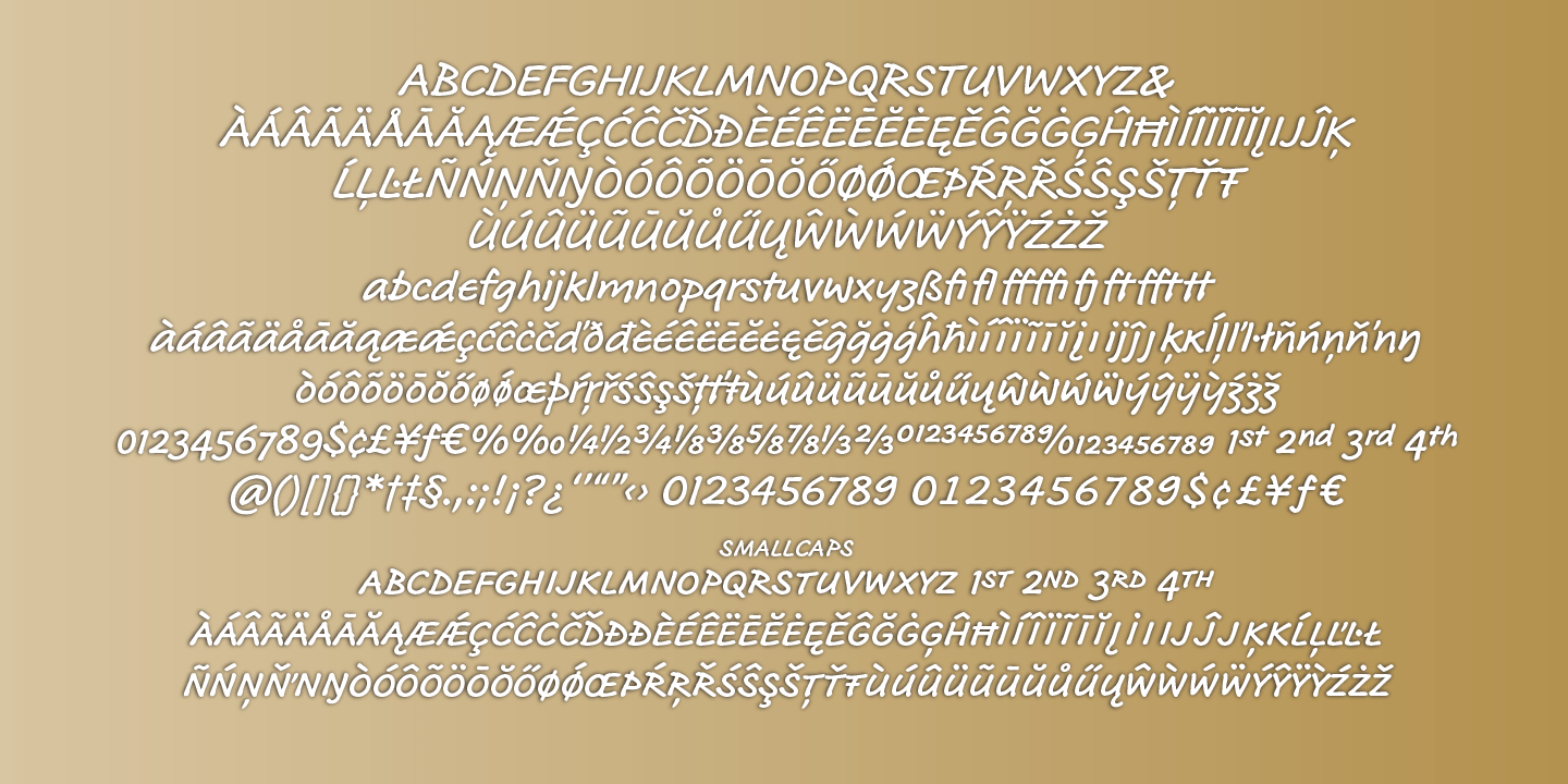 RoyHand Pro Font Poster #1