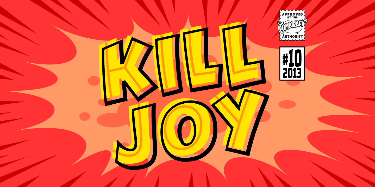 Kill Joy Font Poster #1