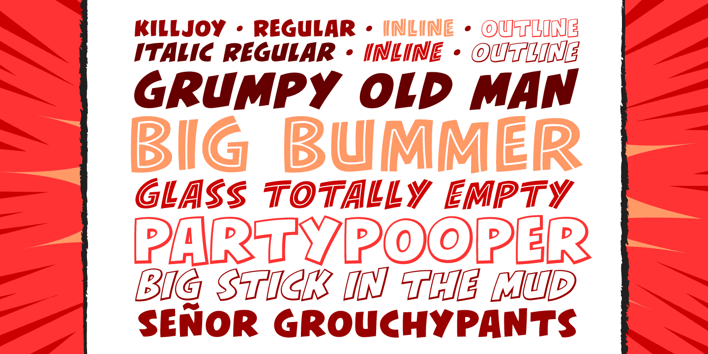 Kill Joy Font Poster #1