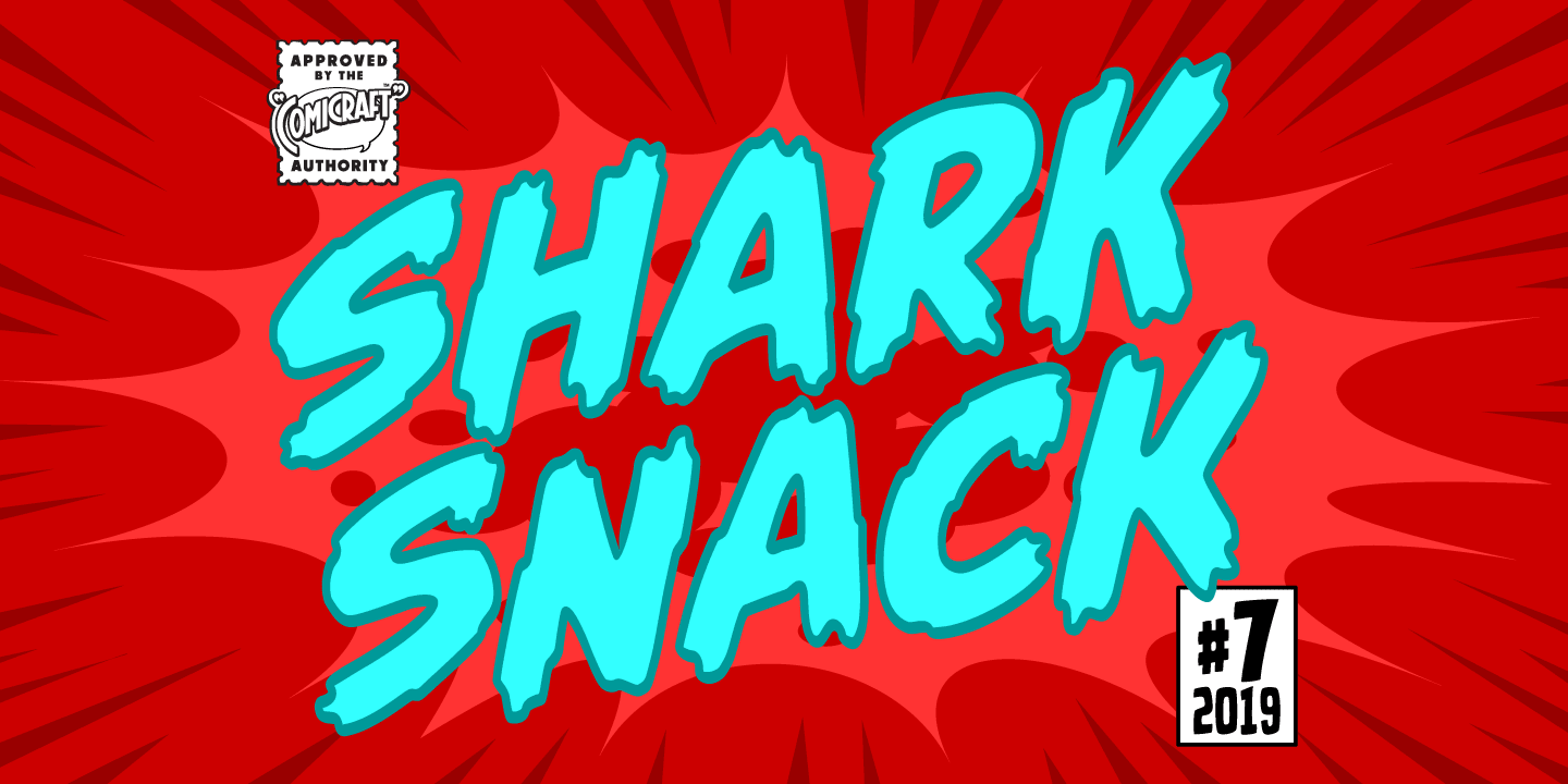 Shark Snack Font Poster #1