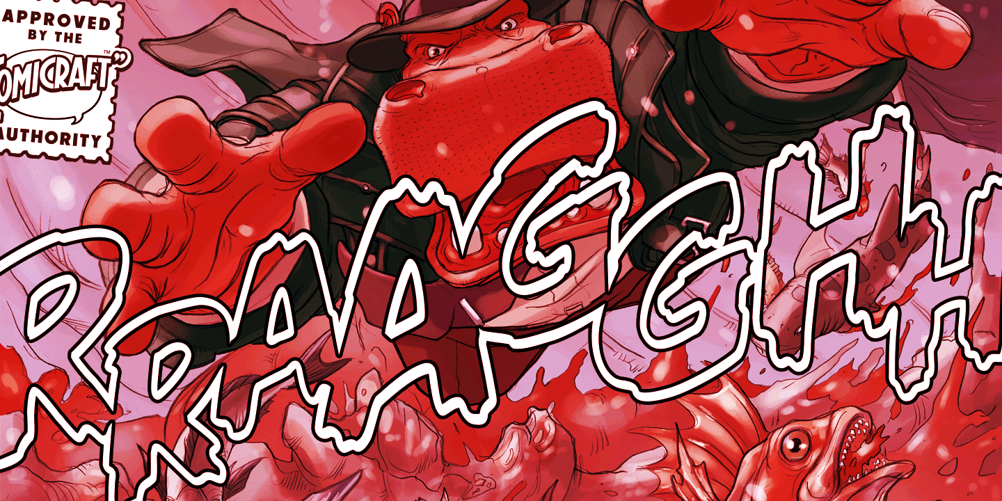 Shark Snack Font Poster #1