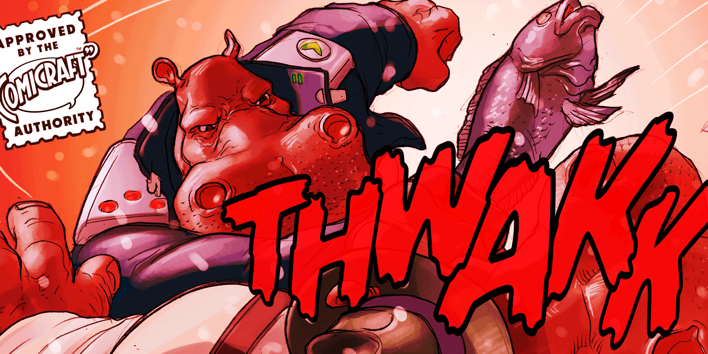 Shark Snack Font Poster #1