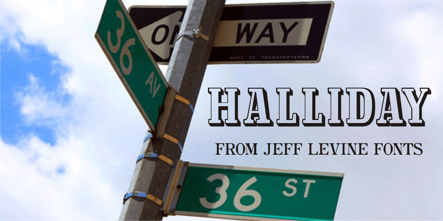 Halliday Font Poster #1