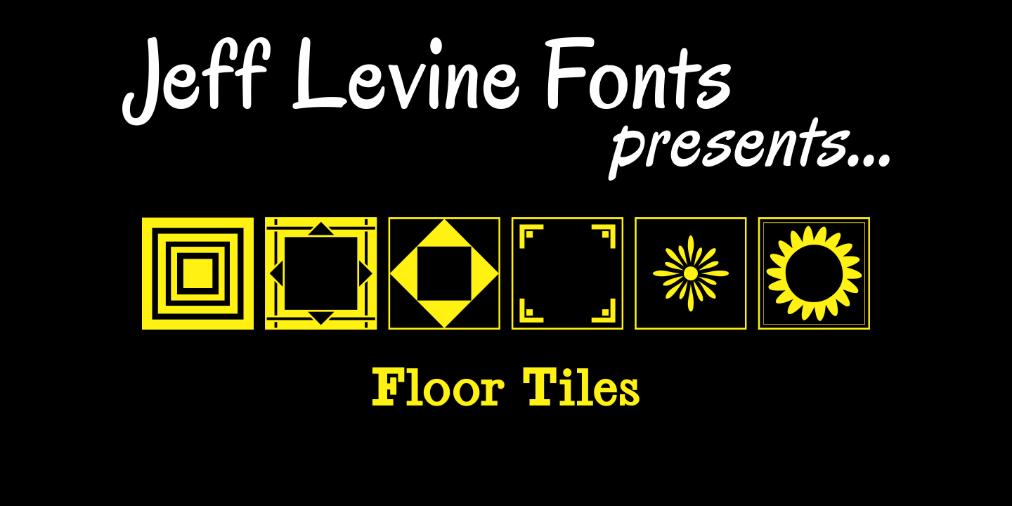 Floor Tiles Font Family
