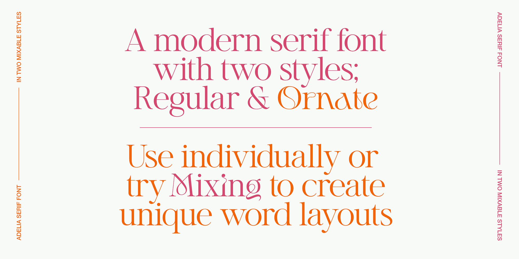 Adelia Font Poster #1