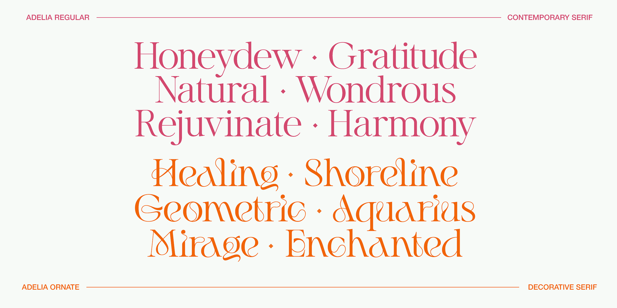 Adelia Font Poster #1